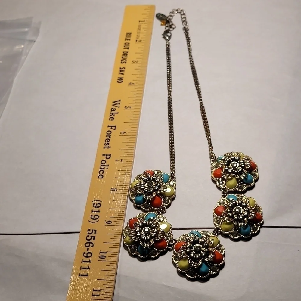Jules C Rhinestone Necklace